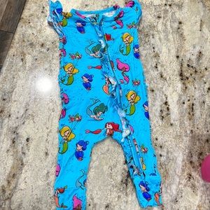 Bums & Roses (previously Little Bum Bums) Mermaid Ruffle Romper